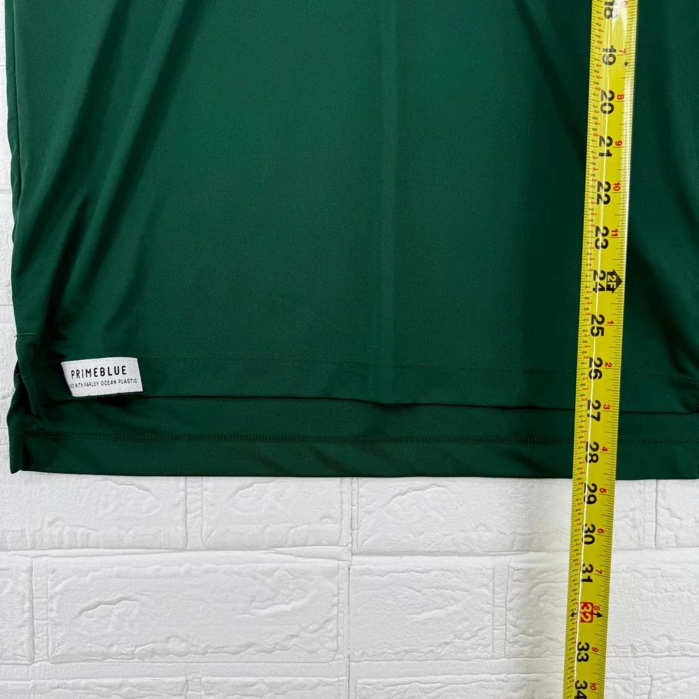 VTG adidas Cal Poly Mustangs NCAA Athletic Golf Polo Shirt Green Sportswear S